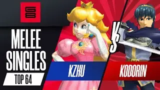 Kalamazhu vs Kodorin - Top 64 Melee Singles - G8 | Peach vs Marth