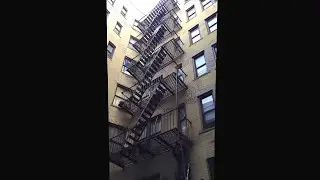 Fire escape repair Welding Painted NY.