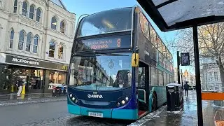 *Snowy roads* Arriva Herts and Essex ADL Enviro400 6461 Route 8