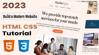 Responsive Landing Page | HTML CSS Tutorial  2023