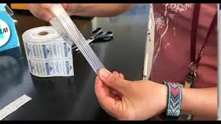 labeling and parafilming a Petri plate