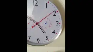 Large Indoor:Outdoor Wall Clock Weather Monitoring Clock Universal Quartz