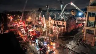 Time-laps Firefighting  4K