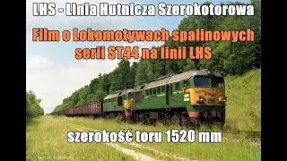 Szerokotorowe Lokomotywy ST44 linii  PKP LHS old trains Poland soviet loco  kereta api di Polandia