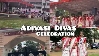 ADIVASI DIVAS CELEBRATION IN MY COLLEGE 🏫🌿😗