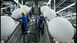 INSIDE the MASSIVE Egg Processing Factory | How Liquid Egg Products & Egg White Powder are Made (4K)