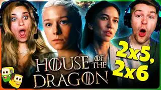 HOUSE OF THE DRAGON 2x5 & 2x6 Reaction! | Game of Thrones | Matt Smith | Emma D'Arcy | Olivia Cooke
