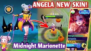 ANGELA NEW PAINTED SKIN MIDNIGHT MARIONETTE REVIEW!👻HALLOWEEN SPECIAL EPISODE 3🎃