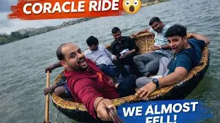 Hampi मधील Hidden Coracle Ride 😱 | आम्ही पडता पडता वाचलो | Bhoruka Reservoir