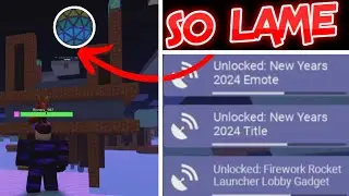 The NEW YEAR BALL DROP is LAME - Roblox Bedwars