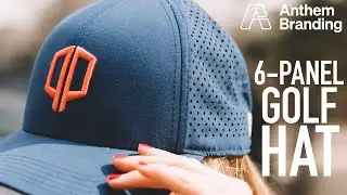 *6 Panel Golf Hat*: Best Custom Branded Workout Gear / Activewear by Anthem Branding