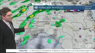 First To Know Weather - Sun Today Rain Tomorrow