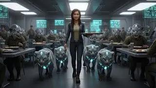 The Predator Cubs Trailed Her Into the Cafeteria — They Now Anticipate Their Own Tray