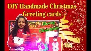 DIY Christmas Greeting Cards || 2020 || Easy Christmas Card Making