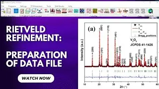 Rietveld Refinement using FullProf Suit in Easy Steps: Step 1: Preparation of the Data File