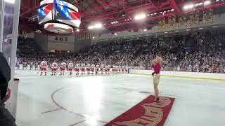 Angie Leedholm   Canadian Anthem & National Anthem @ColoradoAvalanche & @DenverAthletics Alumni Game