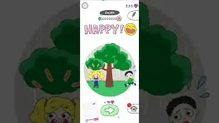 Draw Happy Puzzle: Brain Apps Level 51 to 60 Walkthrough
