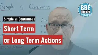 Simple vs Continuous | Describing SHORT TERM or LONG TERM actions made easy 👍👍👍