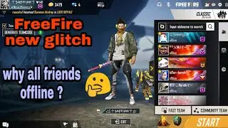#FreeFire all friends offline glitch solution [ Must watch ] #road_to_500_subscriber plz subscribe