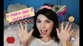 10 MINUTE BACK TO SCHOOL TUTORIAL | ilebowitz77