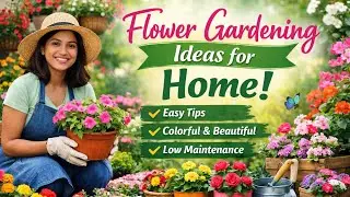Flower Gardening Ideas for Home | Easy, Colorful & Low-Maintenance Flower Garden
