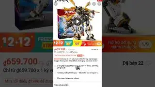 Hướng dẫn lấy m&atilde; 12.12 tại shopee cho AE cần mua Cole Titan mech Non #mochomes #lego #legoninjago
