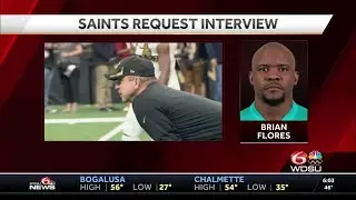 Brian Flores interviewing for Saints head coaching position