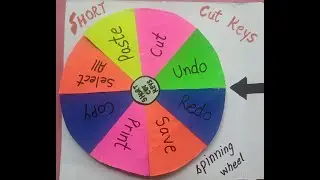 Computer Short Cut Keys/Spinning wheel /Model/DIY