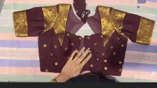 ನೋಡಿ ನಾನು first time ಈ ರೀತಿ blouse stitch ಮಾಡ್ತಾ ಇದ್ದೀನಿ 