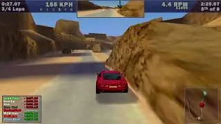 Need For Speed III Hot Pursuit - Aston Martin DB7  - Redrock Ridge - Gameplay HD
