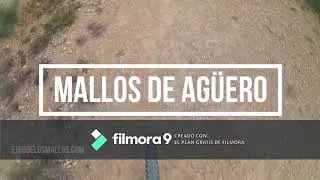 LLegando a Ag&uuml;ero desde cueva Al foraz BTT REINO DE LOS MALLOS 2019