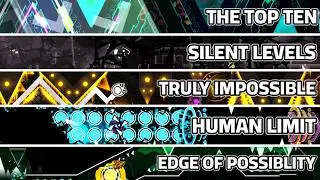 Noob Reacts To IMPOSSIBLE Geometry Dash Levels