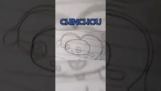 Chinchou And Lanturn #pokemon #drawing #shorts #youtube #chinchou @Flamekaizerdrawz