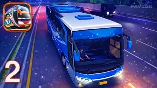 Bus Simulator Indonesia - Part 2 Gameplay Walkthrough - We're riding the bus fast along the highway