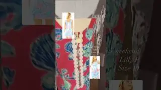 Removing stains on a thrifted Lilly  Pulitzer dress!