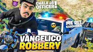 Best Vangelico Bike Escape Robbery🔥| EightFold Gaming | GTA V Highlights