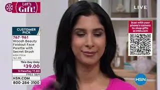 Woosh Beauty Foldout Face Palette with Secret Brush