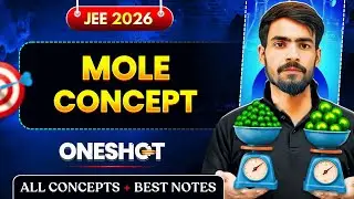 Mole Concept One Shot for JEE & NEET | Full Theory + PYQs + Best Free Notes