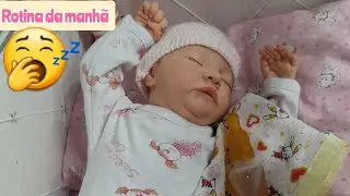 Rotina da manhã com minha bebê reborn prematura