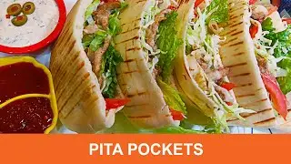 Pita Pocket  Recipe | Chicken Pita Pocket recipe | Pita Bread filling recipe