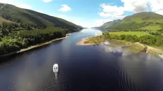DJI Phantom Flight over Loch Oich (Near Loch Ness)