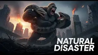 Millions Years Ago | Apocalyptic Clash: Giant Ape, The Anaconda, and The Battle for Ruined Territory