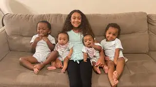 NEVAEH MEETS HER *TWO SETS* OF TWIN BROTHERS FOR THE VERY FIRST TIME