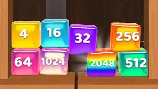 Jelly Cubes 2048 - Jelly Cube Merge (Puzzle Game) Jelly Merge 3D, Cubes 2048, Mega Cube Merge Game