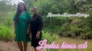 Louvando a Deus com os hinos na comunhão #hinos #ccb 🙏❤️🙌✨️