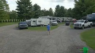 4K Drone Footage - Lebanon KOA Campground - Lebanon, Ohio