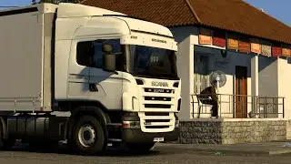 Night Driving on Mountain Roads in the Balkans - Scania R450 - ETS2 - Realistic POV ASMR Driving