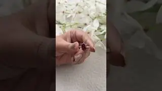 Elegant Red CZ Diamond Ring 💍 | Handmade Statement Jewelry by Octapearl #statementring #cocktailring