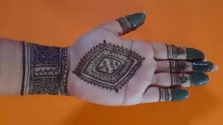 Makar Sankranti Special Front Hand Mehndi Design | Easy & Simple #viralvideo #foryou #hennadesigns