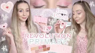 LOVE EYESHADOW PALETTE 💗 I HEART REVOLUTION X PRIMARK *NEW MAKEUP*